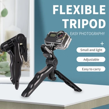  Kamera Tripodlar Mini Hafif El Braketi Selfie Sopa Fotoğraf Fotoğraf Açık Gopro Cep Telefonu akıllı telefon tripodu