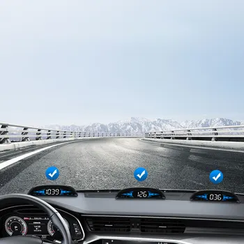  USB GPS Araba Head-Up Ekran araç elektroniği G2 HD HUD projektör ekranı dijital ekran Hız Göstergesi Araba Aksesuarları