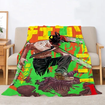  Testere Erkek Flanel Battaniye Kabarık Sıcak Kış Battaniye Dekoratif Kanepe Çift Yatak Örtüsü Diz Atmak Yatak Yumuşak Büyük Boy Şekerleme
