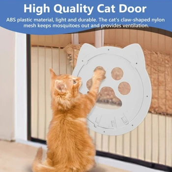  Pet sineklikli kapı Manyetik Kendiliğinden Kapanan Küçük Köpekler ve Kediler Kapı Kilitleme Fonksiyonu ile sineklikli kapı, Pencere ve Sundurma