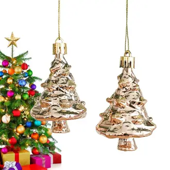  Altın Noel Süsler Şenlikli Noel Ağacı Asma Süsler Komik Noel Ağacı Dekorasyon Şık Noel Süs