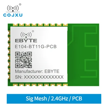  E104-BT11G-PCB Bluetooth Örgü Modülü Ağ Geçidi 2400-2483. 5 MHz 20dBm 200m Aralığı 3.3 V Sıg Örgü V1. 0 PCB Anten UART BLE Modülü
