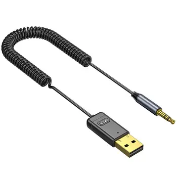  Araç Ses Bluetooth uyumlu Adaptör Araç Üstü USB 3 5MM Alıcı Taşınabilir Sinyal Elektronik Aksesuar