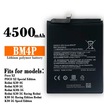  BM4P Telefonu Pil Xiaomi Redmi İçin K30 4G 5G POCO X2 Piller Bateria Yüksek Kalite Yeni Pil