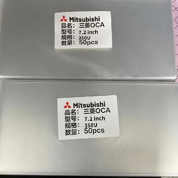  50 Adet/grup OCA Optik Temizle Yapıştırıcı İçin 7.5 inç Mitsubishi Evrensel Boyutu İçin OCA Tutkal Ekran Filmi Laminasyon Tamir Kesebilir