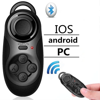  Yeni Mini Gamepad kablosuz bluetooth uyumlu V4.0 Oyun Kolu VR Denetleyici Uzaktan Pad Gamepad Akıllı Telefonlar İçin Joystick