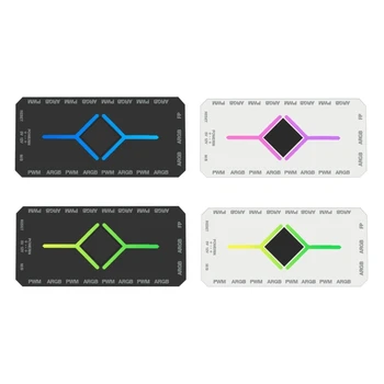  RGB Led Denetleyici Akıllı Uzaktan Müzik Ritim Sürüm Kontrolü 5V 3Pın ARGB PC Fanlar Denetleyici Güçlü Sinyal Uzaktan
