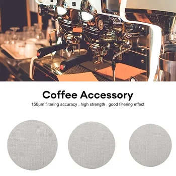  51/53 / 58mm yeniden kullanılabilir kahve filtresi Ekran İsıya Dayanıklı Örgü Portafilter Temas Duş Filtresi Ekran espresso makinesi