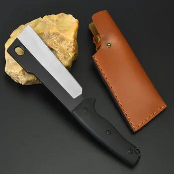  6.5 İnç Ahşap doğrama bıçağı Kapaklı Balta Pala Cleaver Kamp Avcılık Longquan Mutfak Bıçakları El Yapımı Dövme Messer