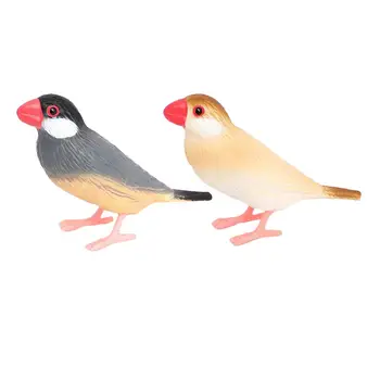  Simülasyon Kuş Modeli Heykeli Gerçekçi Bahçe Kuş Oyuncak Küçük Kuş Figürleri Oyuncak Parti Dekorasyon için Mikro Manzara Banyo Oyuncakları