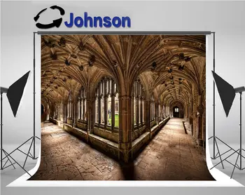  Lacock Cloisters Koridor Sütun Hogwarts fotoğraf arka fonu Yüksek kaliteli Bilgisayar baskı duvar arka plan