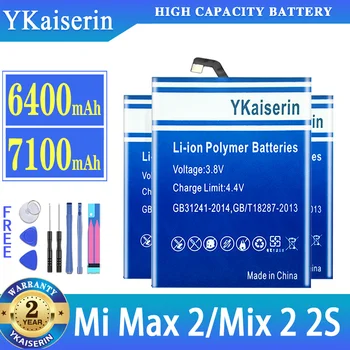 YKaiserin BM3B BM49 BM50 Pil Xiao mi mi Max 2 mi x 2 2S Max2 mi X2 mi x2s lityum Polimer Bateria + Ücretsiz Araçlar