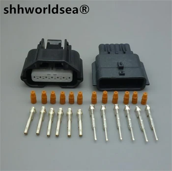  shhworldsea 1 takım 6 Pin 7287-1380-30 Elektrik Gaz Pedalı Sensörü Konnektörü Otomatik Soket Honda Acura İçin Nissan Toyota