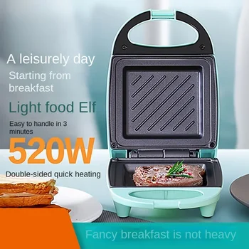  220 V Iken sandviç ışık kahvaltı makinesi çok fonksiyonlu ev sandviç makinesi tost tost gözleme omlet ısıtma
