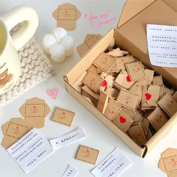  100 Sözler / Bereket / Yapılacaklar Listeleri Mini Aşk Mektubu Seti Selfmade DIY Sürpriz Hediyeler Aşk Mesajı Kağıt El Yapımı El Sanatları