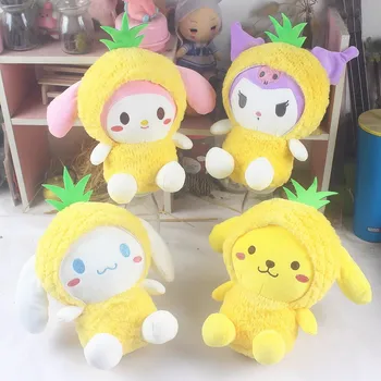 Sanrio Kuromi peluş oyuncak Ananas Bebek Vinç Hediye çocuk Oyuncakları Hediyeler peluş oyuncaklar Peluş doldurulmuş hayvan patung bebek