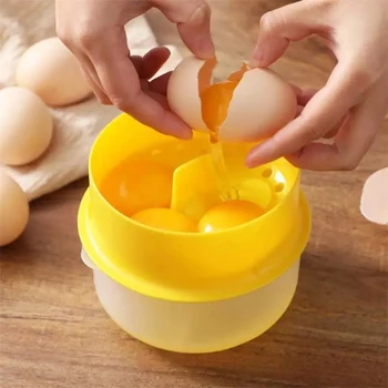  Uygun Protein Filtresi Verimli yumurta sarısı ayırıcı Zamandan Tasarruf Kullanım Kolaylığı Yumurta Ayırıcı Yüksek Kaliteli Pişirme Araçları Mutfak