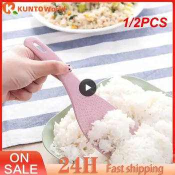  1/2 ADET Plastik Rices Servis Kaşıkları Ev pirinç kaşığı Pirinç CookerRice Kürek Toptan İsıya Dayanıklı pirinç ocaklı kaşık