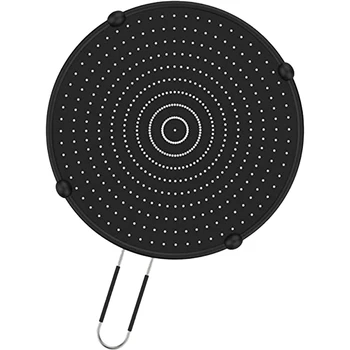  Silikon Sıçramak Ekran gres yüksek ısıya dayanıklı yağ Sıçrama kapağı Pişirme kızartma tavası dökme demir tava Tencere