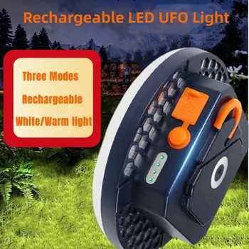  2 ADET 13500mah Fener Taşınabilir 60W LED Şarj Edilebilir Mıknatıs Güçlü El Feneri balıkçı ışığı Açık Çalışma Tamir kamp feneri