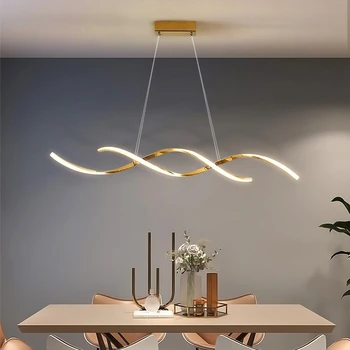  Işık lüks basit yemek odası avize lamba Modern basit yemek odası lamba oturma odası lamba yemek avize yaratıcı tasarım