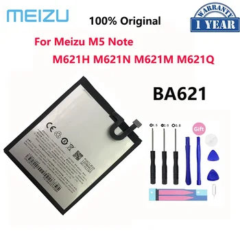  Yeni Orijinal 4000mAh BA621 Pil Meizu Note5 / M5 Not M621N / M621Q/M621H / M621M Cep Telefonu Pilleri Bateria