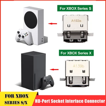  5 ADET 10 ADET XBOX Serisi S X HDMI uyumlu Bağlantı Noktası konektör soket Değiştirme microsoft xbox One Serisi XSX XSS Konsolu