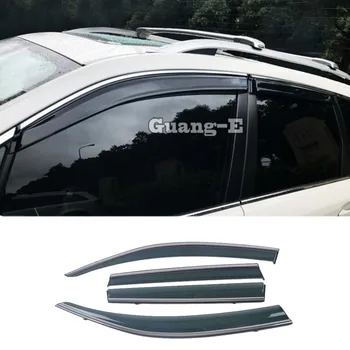  Subaru Forester 2008 için 2009 2010 2011 2012 Araba Styling Kapak Plastik pencere camı Rüzgar Visor Yağmur / Güneş koruyucu havalandırma Parçası 4 ADET