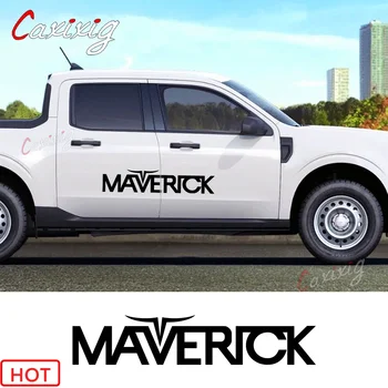  Gövde Yan Çıkartmalar Ford Maverick XL İçin XLT Kement 2022 Kamyon Grafik Dekor Çıkartması Araba Vinil Kapağı Otomatik Ayar DIY Aksesuarları