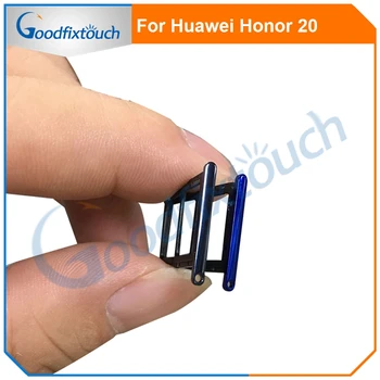  Huawei Onur için 20 Pro Sım Kart Tepsi +Mikro SD Kart adaptör soketi Yuvası Tutucu İçin Huawei Onur 20 Onarım Parçaları