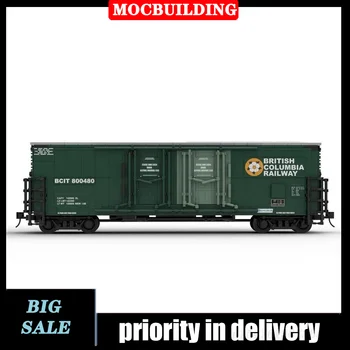  MOC Şehir Tren Modeli Yapı Taşı Taşıma Lokomotif Demiryolu Koleksiyonu Serisi Oyuncak Hediyeler