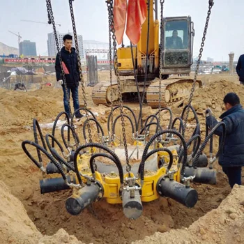  Çin Yüksek Verimli Kazık Kırıcı Makine inşaat Projesi Taş Kesme Aleti Hidrolik Beton Kazık Kırma Ekipmanları