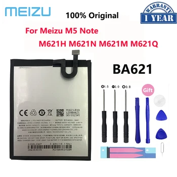  100 % Orijinal 4000mAh BA621 Pil Meizu M5 Not / Not 5 Note5 M621N M621M M621Q M621H Cep Telefonu Pilleri Bateria