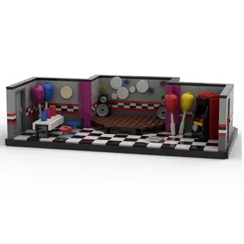  Ana Sahne Diorama Modeli video oyunu Bina Oyuncaklar 632 Adet MOC Yapı