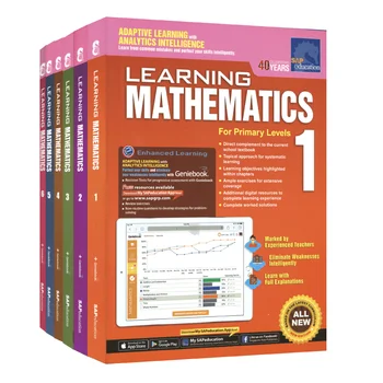  1-3 / 4-6 Sap Öğrenme Matematik Kitap Sınıf Çocuk Öğrenmek Matematik Kitapları Singapur İlköğretim Okulu Matematik Ders Kitabı 3 kitap