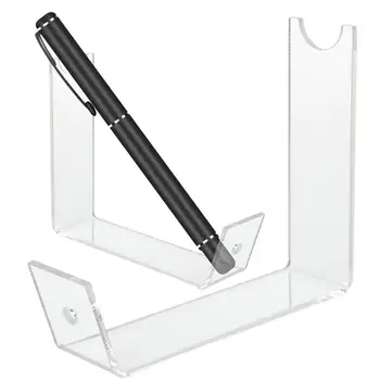  Tek Kalem Organizatör Yazma Kalem Ekran Standı Akrilik masa düzenleyici Tükenmez Kalem dolma kalem Yatak Odası Ofisleri İçin