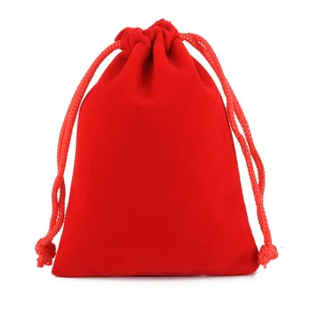  50 adet/grup 10x12cm Kadife hediye keseleri büzgülü torba Ambalaj İçin Düğün Parti Şeyler Takı hediye çantası Kaynağı Özel Logo