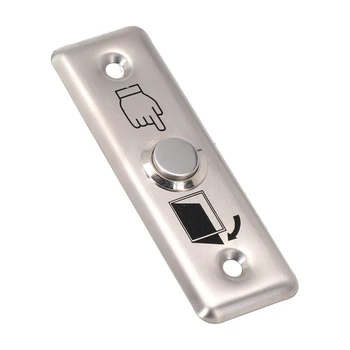  En Sıcak Pro 1 Adet Yeni Kapı Anahtarı Düğmesi Dayanıklı Yüksek kaliteli Serbest Bırakma Çelik Anahtarı Erişim Kontrol Düğmesi Kapı
