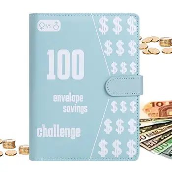  100 Zarflar Para Tasarrufu Mücadelesi Bütçe Planlayıcısı Kitap Nakit Zarflar Bütçe Bağlayıcı Para Zarfları Nakit Bütçe