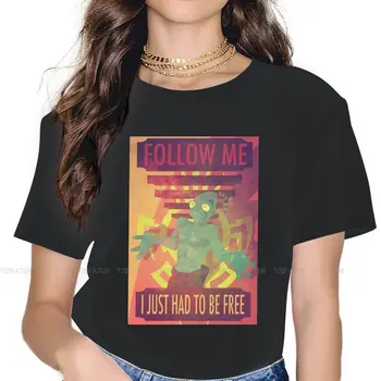  Beni takip et kadın TShirt OddWorld Oyun Crewneck Kızlar Kısa Kollu 5XL Bayan T Shirt Mizah Moda Hediye