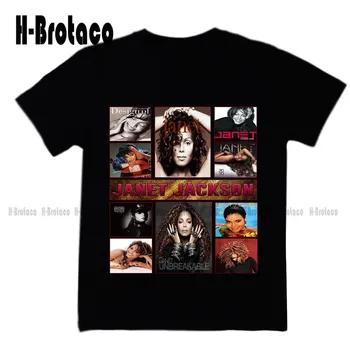  Janet Jackson T-Shirt Tasarım Dijital Dosya erkek gömlek casual Özel Yetişkin Genç Unisex Dijital Baskı Tee Gömlek Özel Hediye