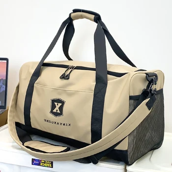 Oxford Kısa Seyahat Seyahat Çantası Çanta Büyük Kapasiteli Bagaj saklama çantası Erkekler Kadınlar spor çanta Su Geçirmez Spor Spor omuzdan askili çanta