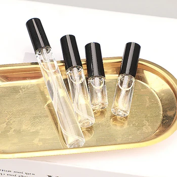  2/3/5 / 10ml Mini Taşınabilir Parfüm Şişesi Sprey Doldurulabilir örnek kozmetik Cam Şişeleme Boş Konteyner Küçük örnek şişesi Yeni