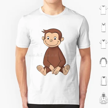  Meraklı George T Shirt Erkek Kadın Çocuk 6Xl Meraklı George Meraklı George Maymun Maymun Komik Sevimli Pbs Çocuklar Pbs Çocuklar