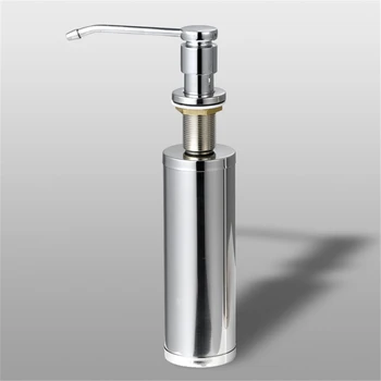  Mutfak Lavabo Sabunluk Deterjan Dağıtıcı Sıvı Sabun losyon dispenseri Paslanmaz Çelik Pompalar Kafa Banyo 300ML