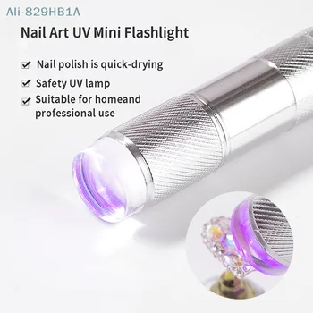  Tırnak Lambası Mini UV Taşınabilir Silikon LED Lamba Tırnak El Feneri Tırnak Stamper Hızlı Kuru Lamba Silikon El LED Manikür Lambası