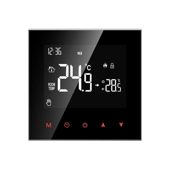  Wifi akıllı termostat LCD dokunmatik ekranlı termostat NWT100-16A elektrikli ısıtma akıllı termostat