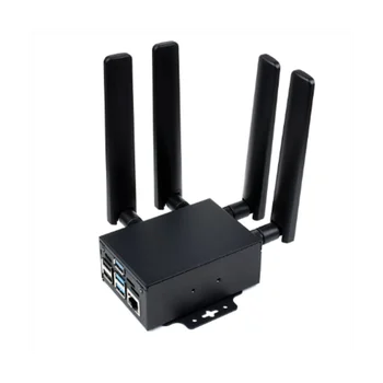  RM502X 5G HAT Ahududu Pi Dört Antenler LTE-A Çok Bantlı 5G/4G / 3 Uyumlu Yüksek Hızlı 2X Kart Yuvası ABD