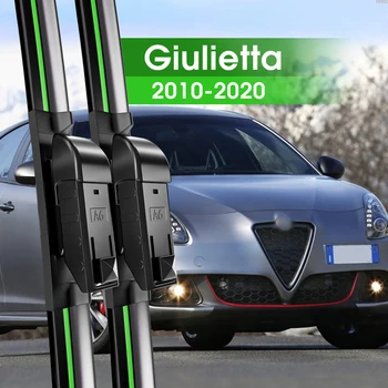  2 adet Ön cam sileceği Bıçakları Alfa Romeo Giulietta 2010-2020 İçin 2013 2014 2015 2017 2019 Ön Cam Pencere Aksesuarları