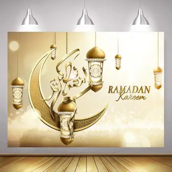  Yeni Stil İslam Geleneksel Ramazan Arka Plan Fotoğraf Tatil Parti Dekorasyon Stüdyo Fotoğrafçılığı Sahne Bez Özelleştirilebilir